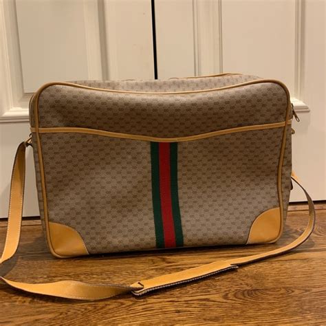 gucci night bag|vintage Gucci overnight bag.